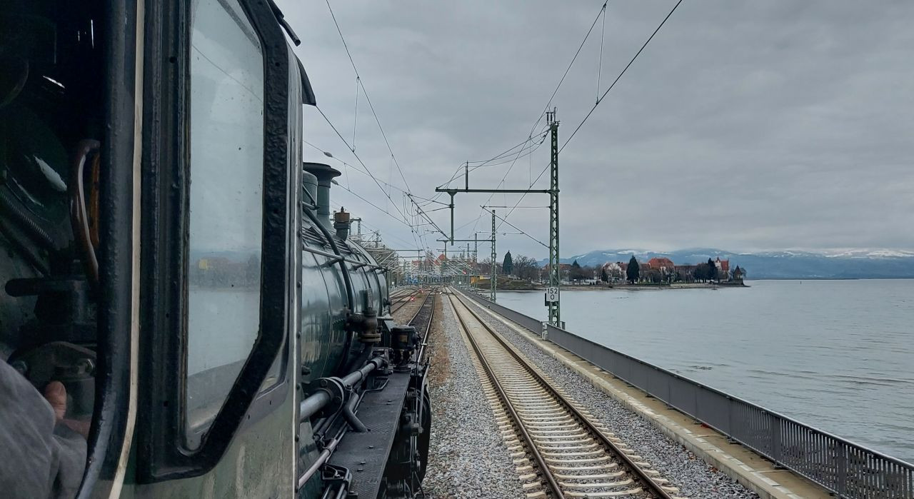 Dampflokomotive in Lindau
