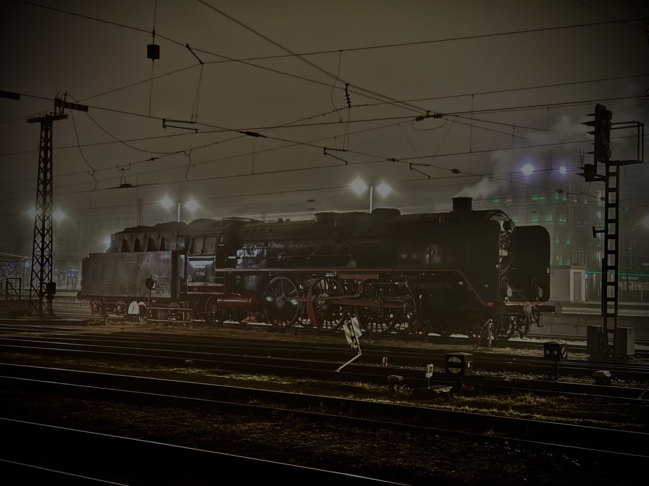 Dampfsonderzug Nördlingen - Salzburg am 13.12.2025 verspätet